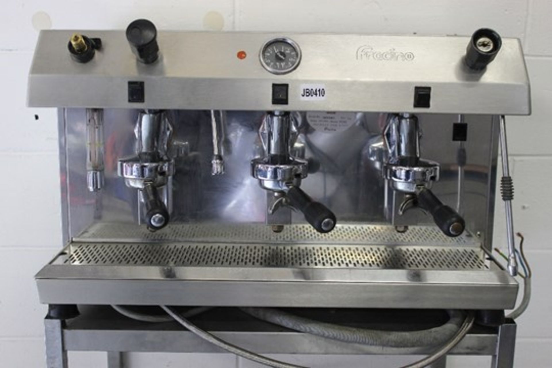 FRACINO 3 Group Group Espresso / Cappuccino Coffee Machine -1ph3 Group Handles – Model FCX3 – S/N - Image 2 of 3