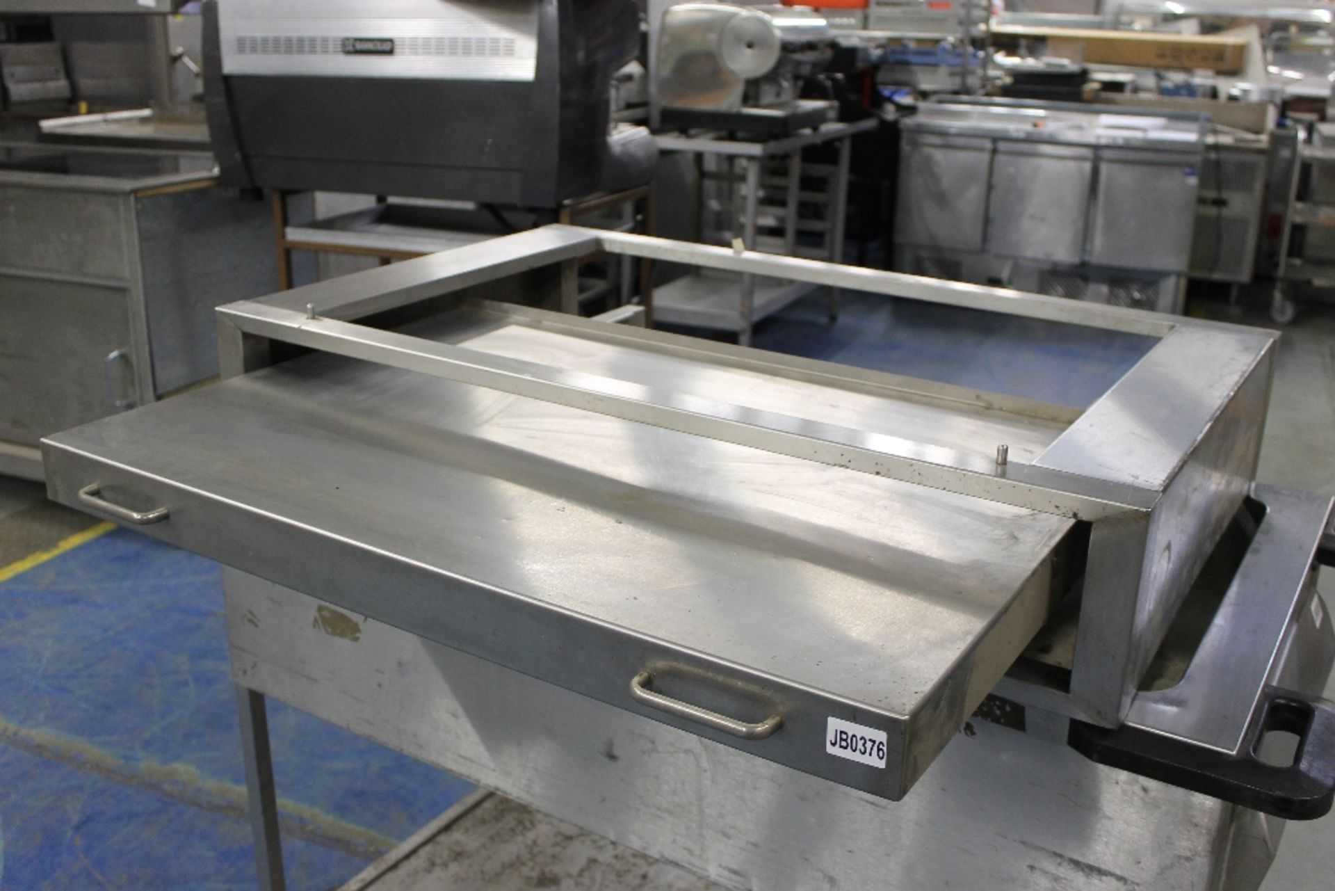 Stainless Steel Appliance Stand with Pull Out Work Top