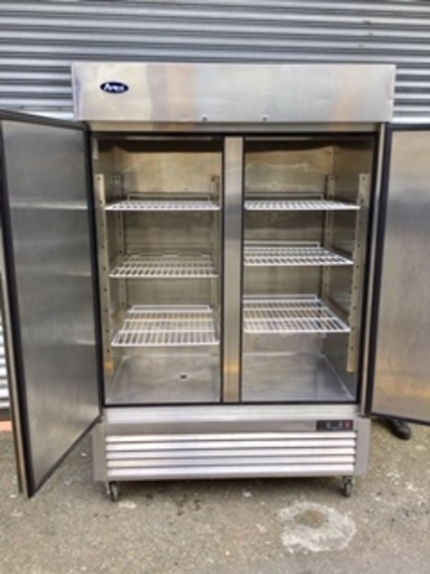 Atosa Stainless Steel Double Door Catering Fridge – Fully Tested & Working – NO VAT