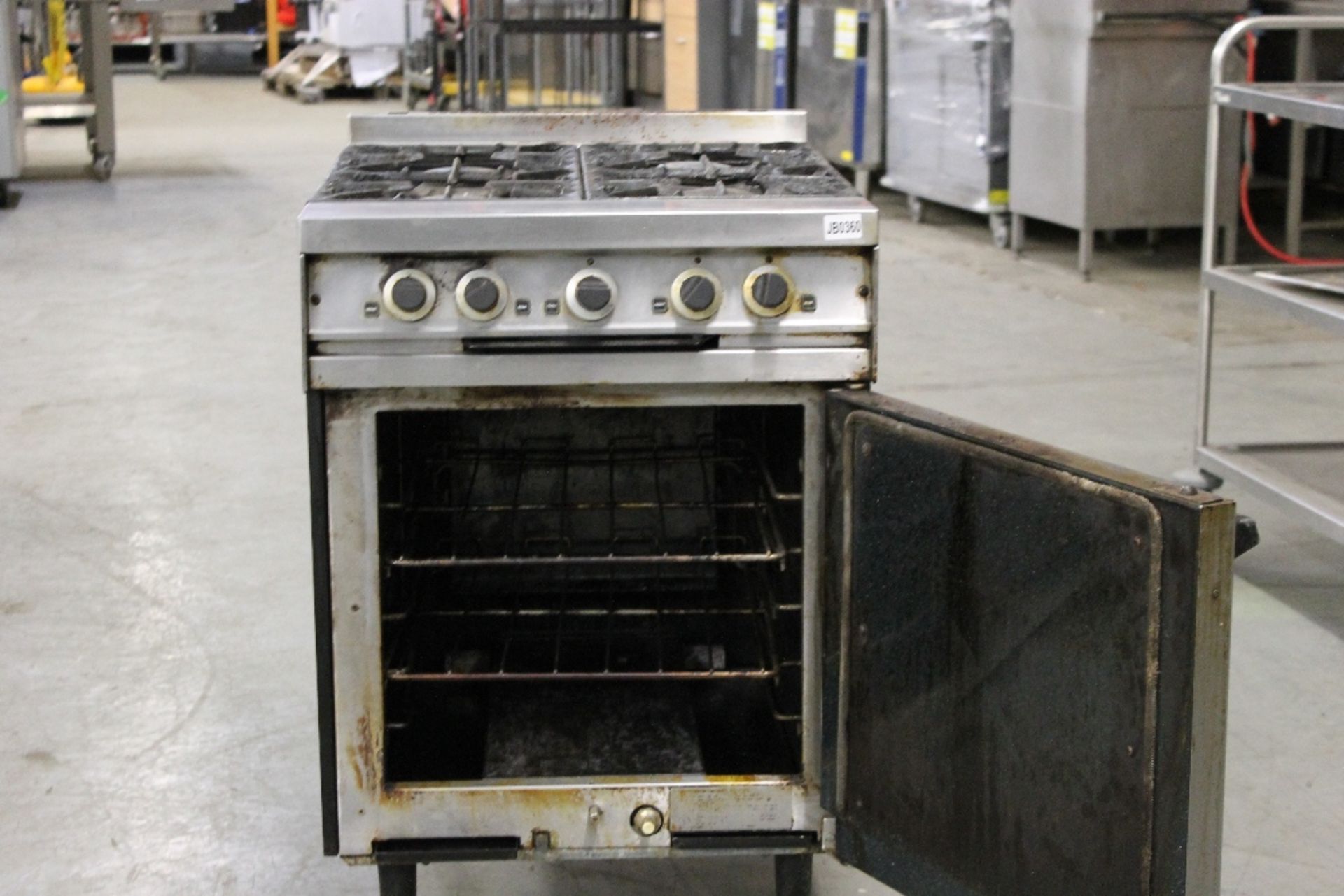 Falcon 4 Burner Gas Cooker & Oven - Image 4 of 4