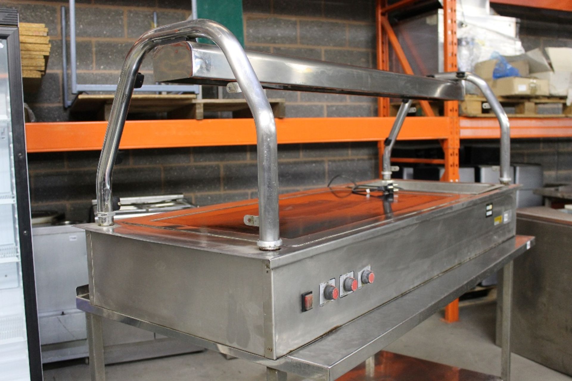 Grundy Large Table Top Carvery Unit – Includes 1 Pot Bain Marie 1ph -W157cm x H67cm x D64cm