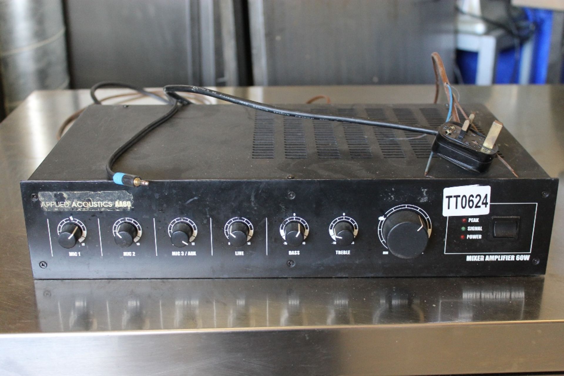 Applied Acoustics 60w AA60 Mixer Amplifier – Tested - Image 2 of 2