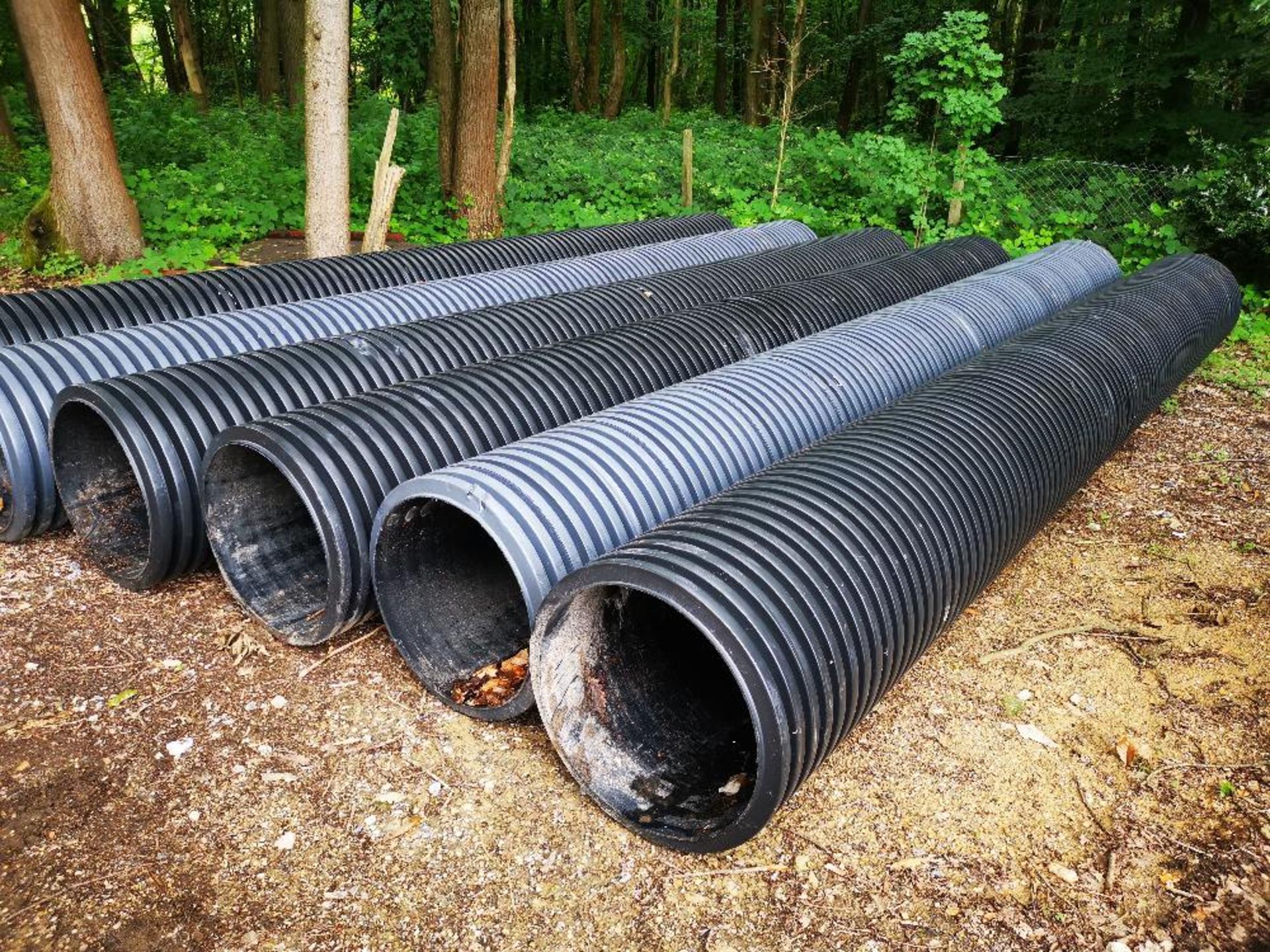 Job Lot Plastic Ground Pipes – 600mm twinwall pipe RRP £340 per pipe  Specifications   600mm