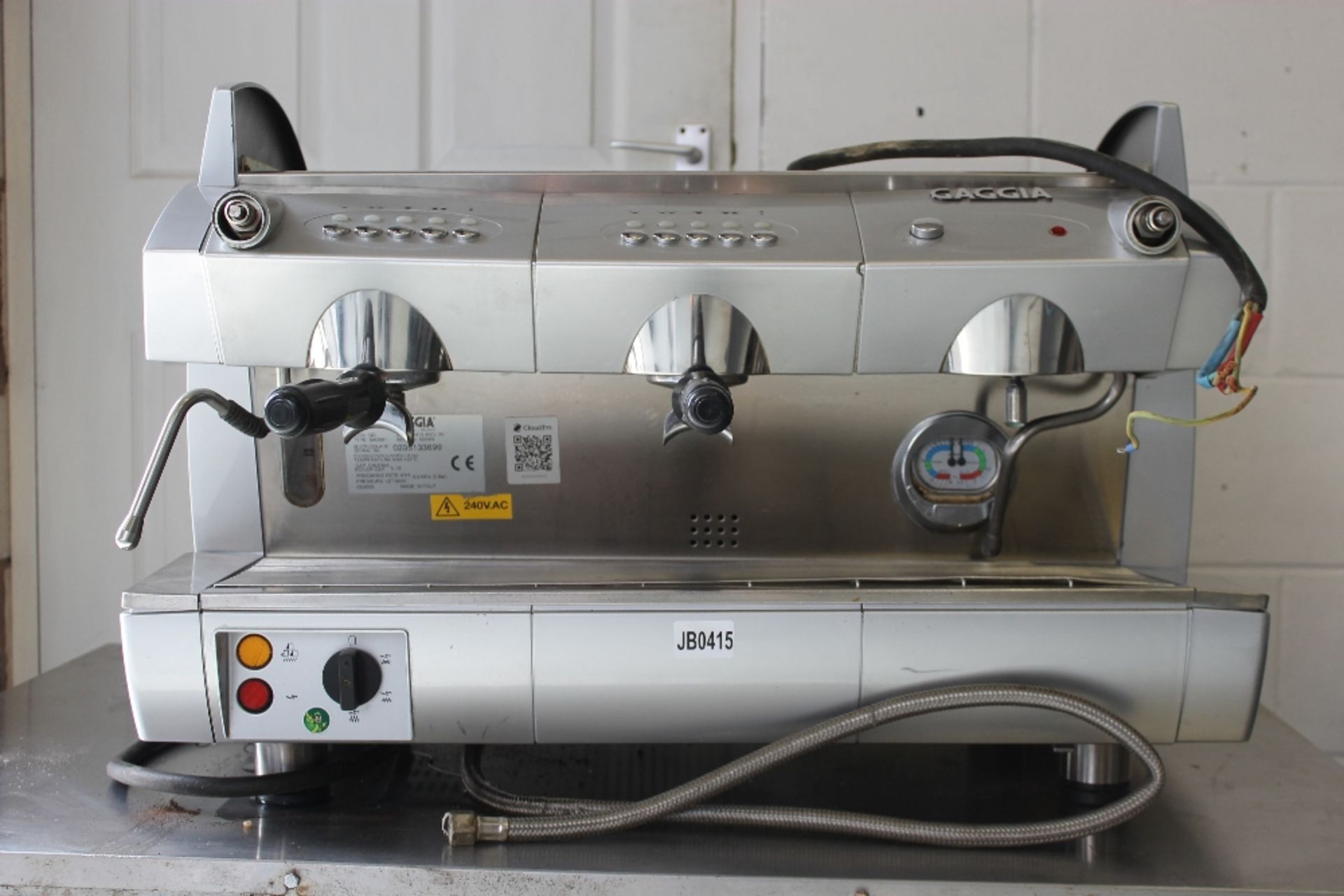 GAGGIA 2 Group Espresso / Cappuccino Coffee Machine - NO VATModel -GD – Type-BAD011 – S/N-0205133699