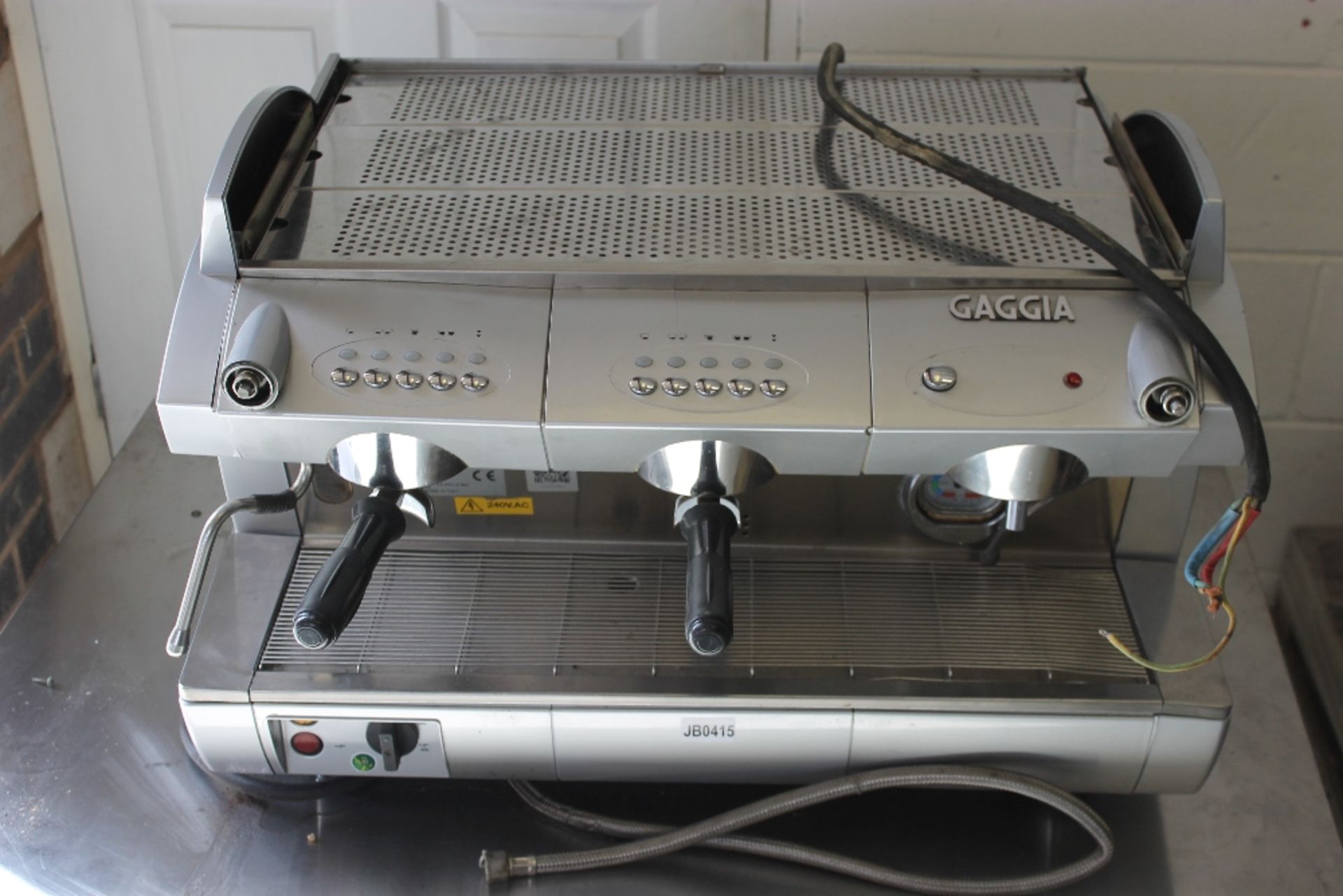 GAGGIA 2 Group Espresso / Cappuccino Coffee Machine - NO VATModel -GD – Type-BAD011 – S/N-0205133699 - Bild 3 aus 5