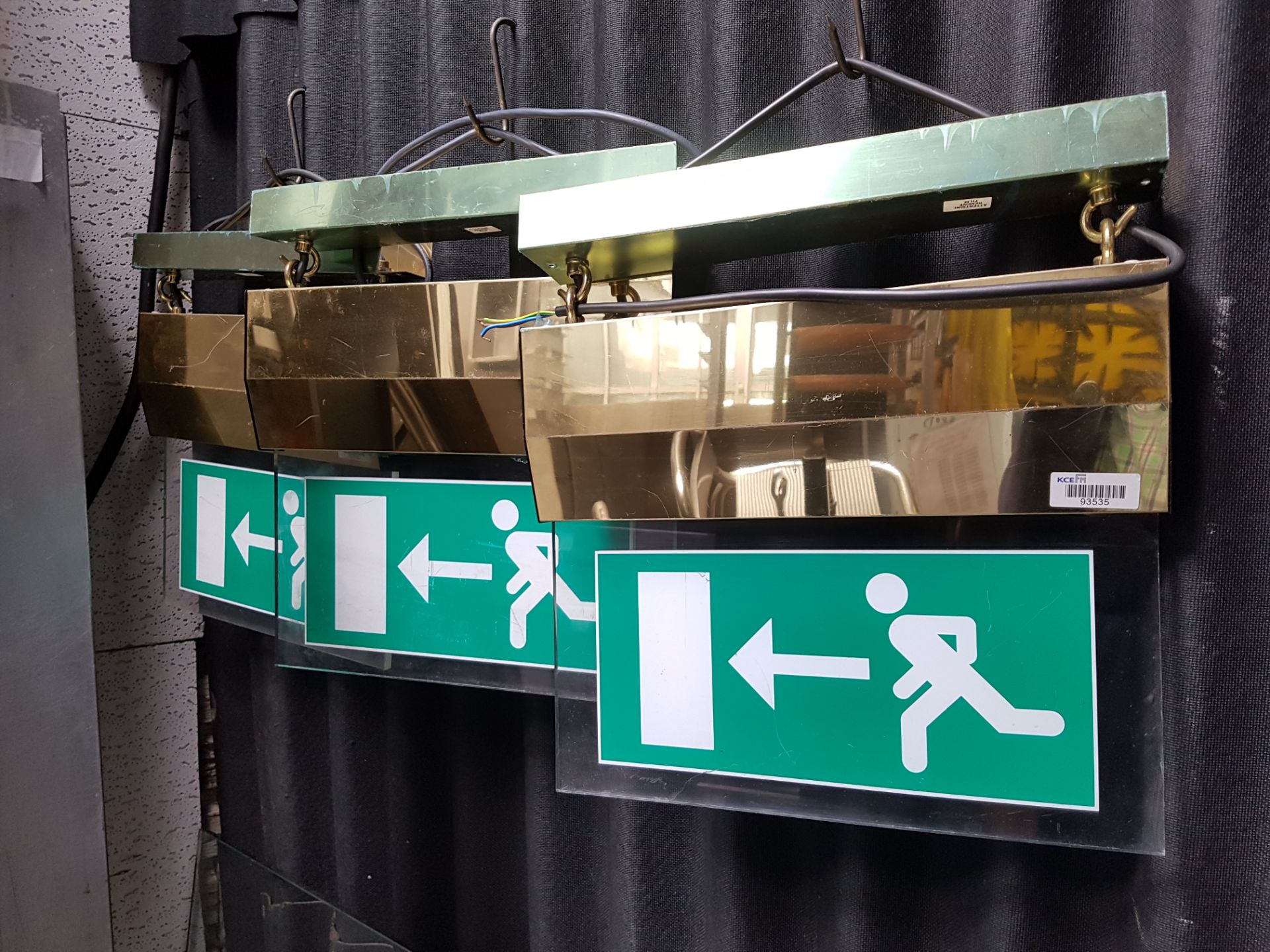 Illuminated Fire Exit Sign -1ph -Buyer to collect from London
