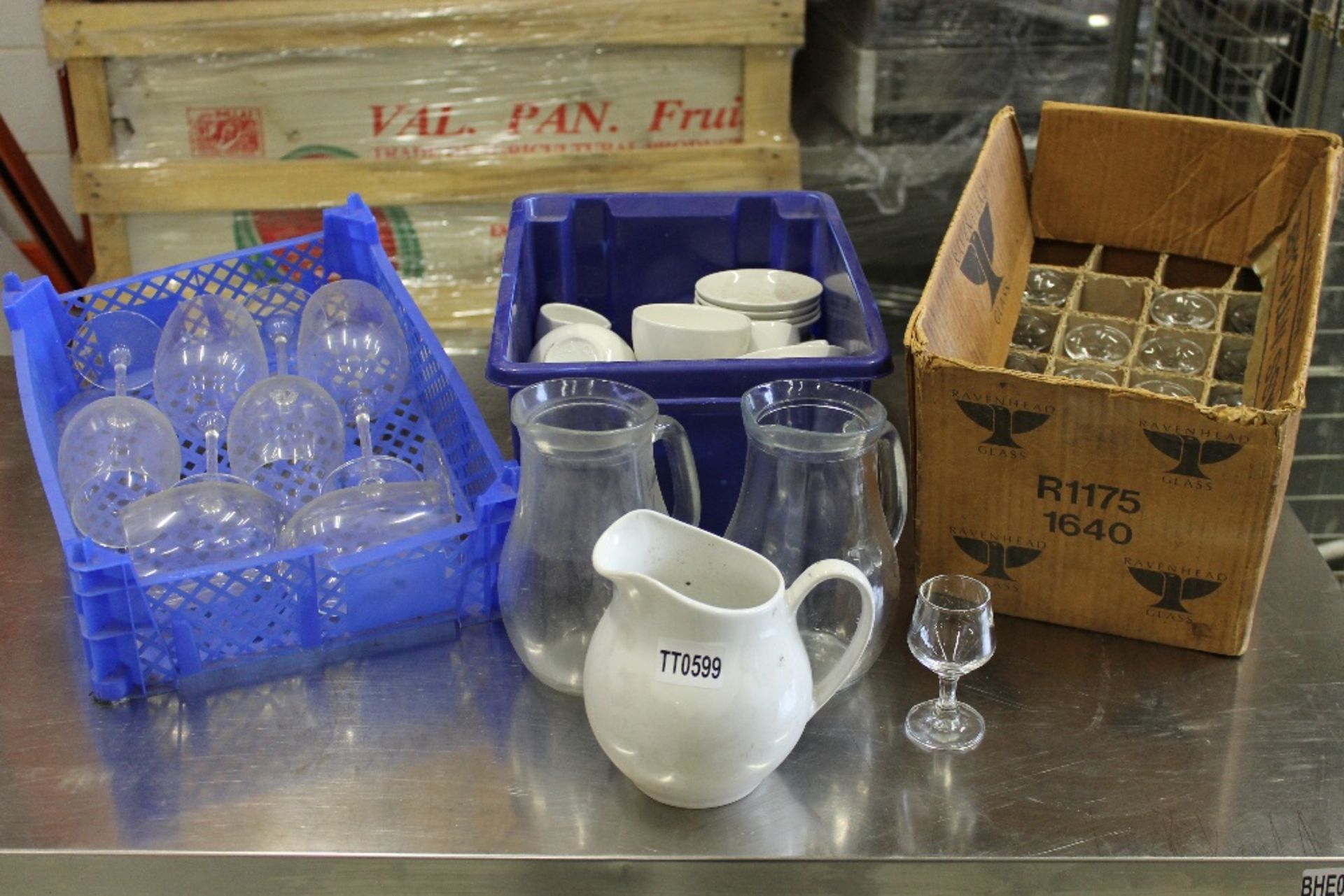 Mixed Lot to include – Quantity Wine Glasses, Ceramic Bowls, Espresso Coffee Cups, Sherry - Image 2 of 2