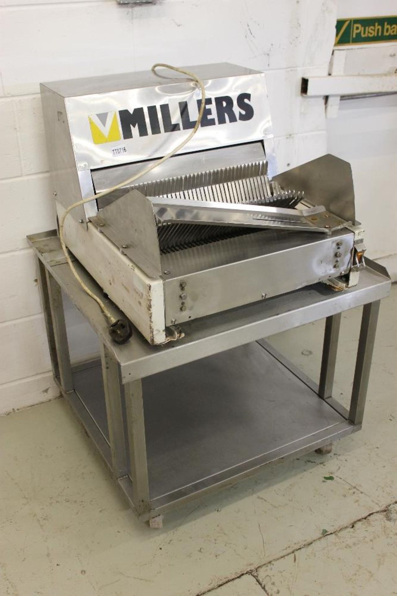 Millers Commercial Bread Slicer on Stand MNC1342/01 Type 5L-1ph - Image 2 of 2