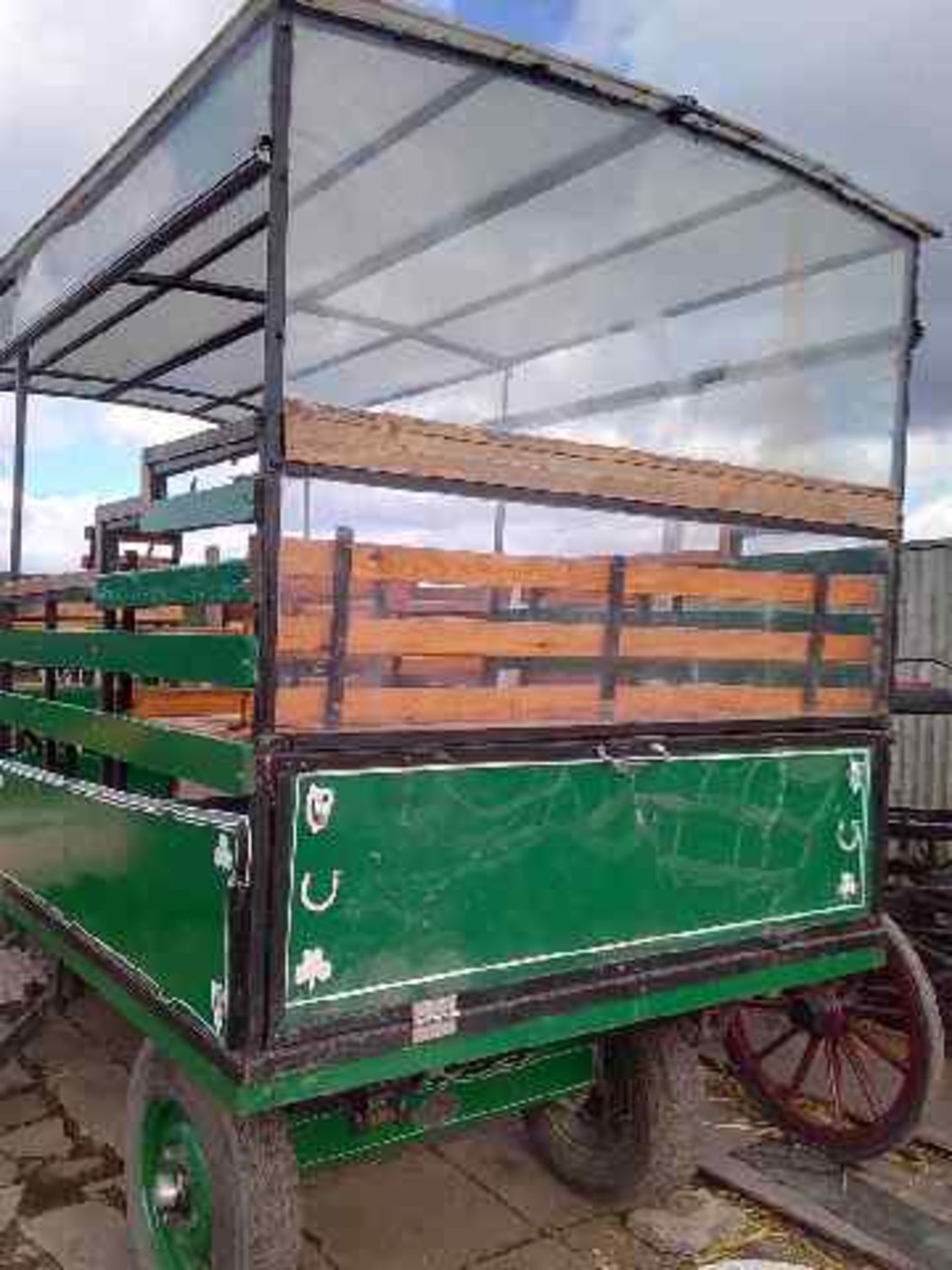 Horse Drawn Carriage – 14ft Long – NO VAT This Carriage would be ideal for converting into a bow-top - Image 11 of 15