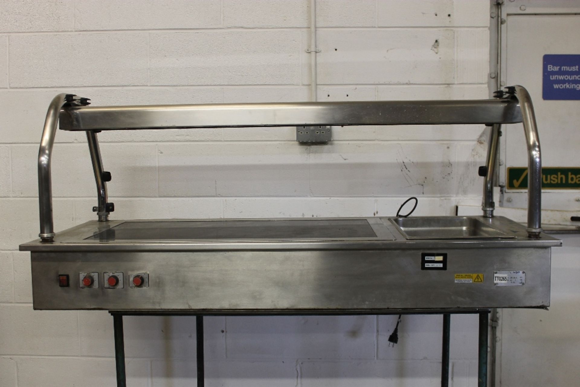 Grundy Hot Plate / Carvery with Heat Lamps + Bain Marie W158cm x H65cm x D65cm - Image 3 of 3