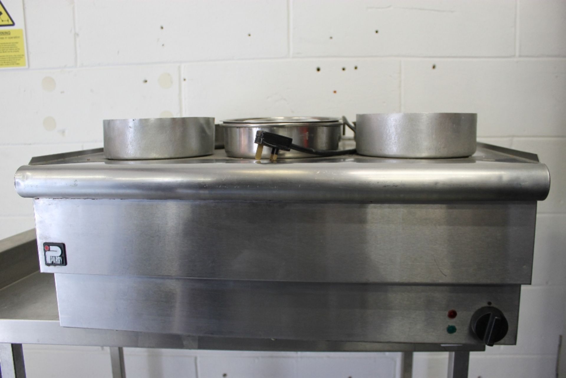 Parry Stainless Steel Six Pot Wet Well Bain Marie -1ph – Tested Working - Image 3 of 3