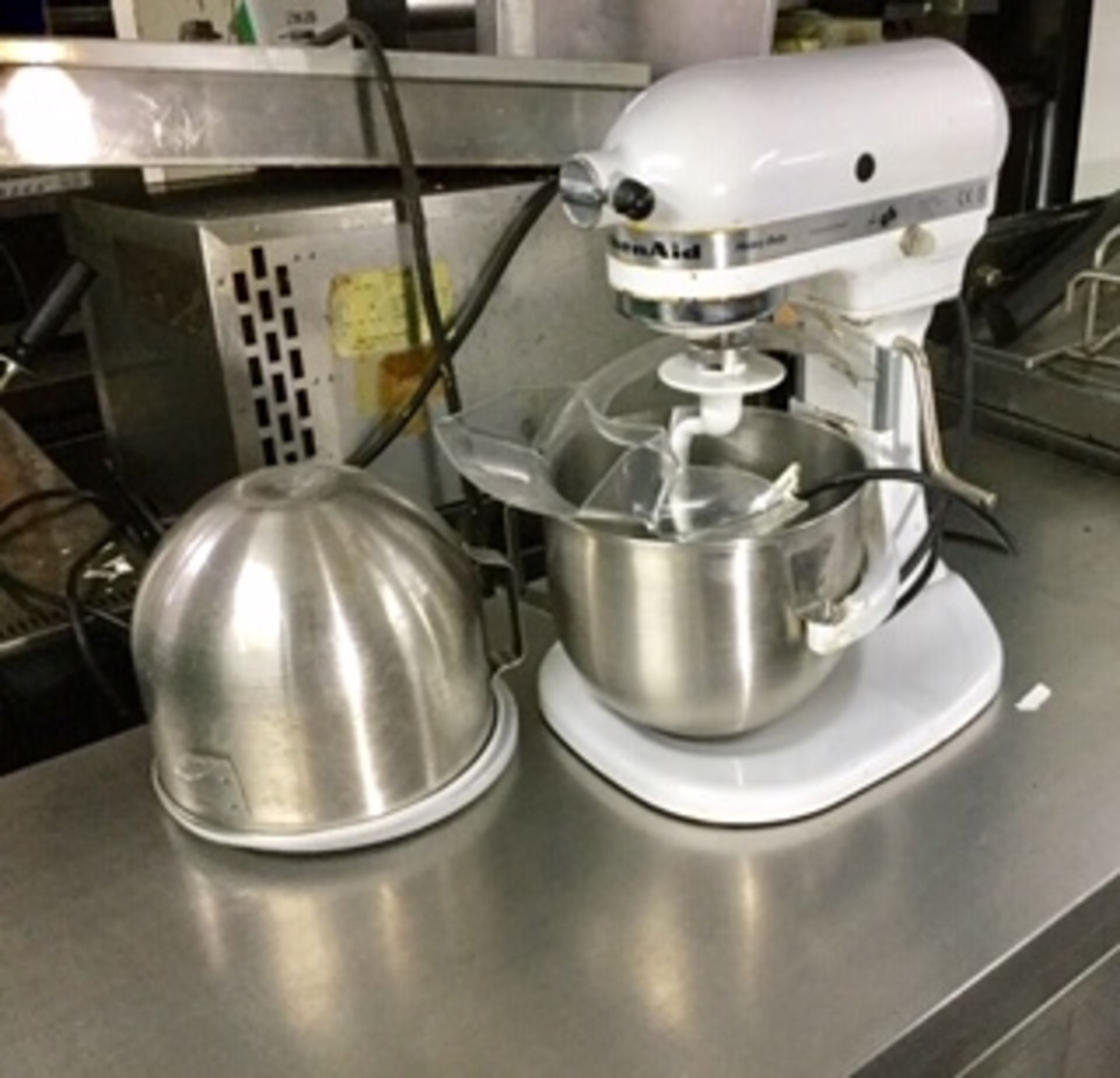 Kitchen Aid Commercial Food Mixer with all attachments – excellent condition   Tested – NO VAT