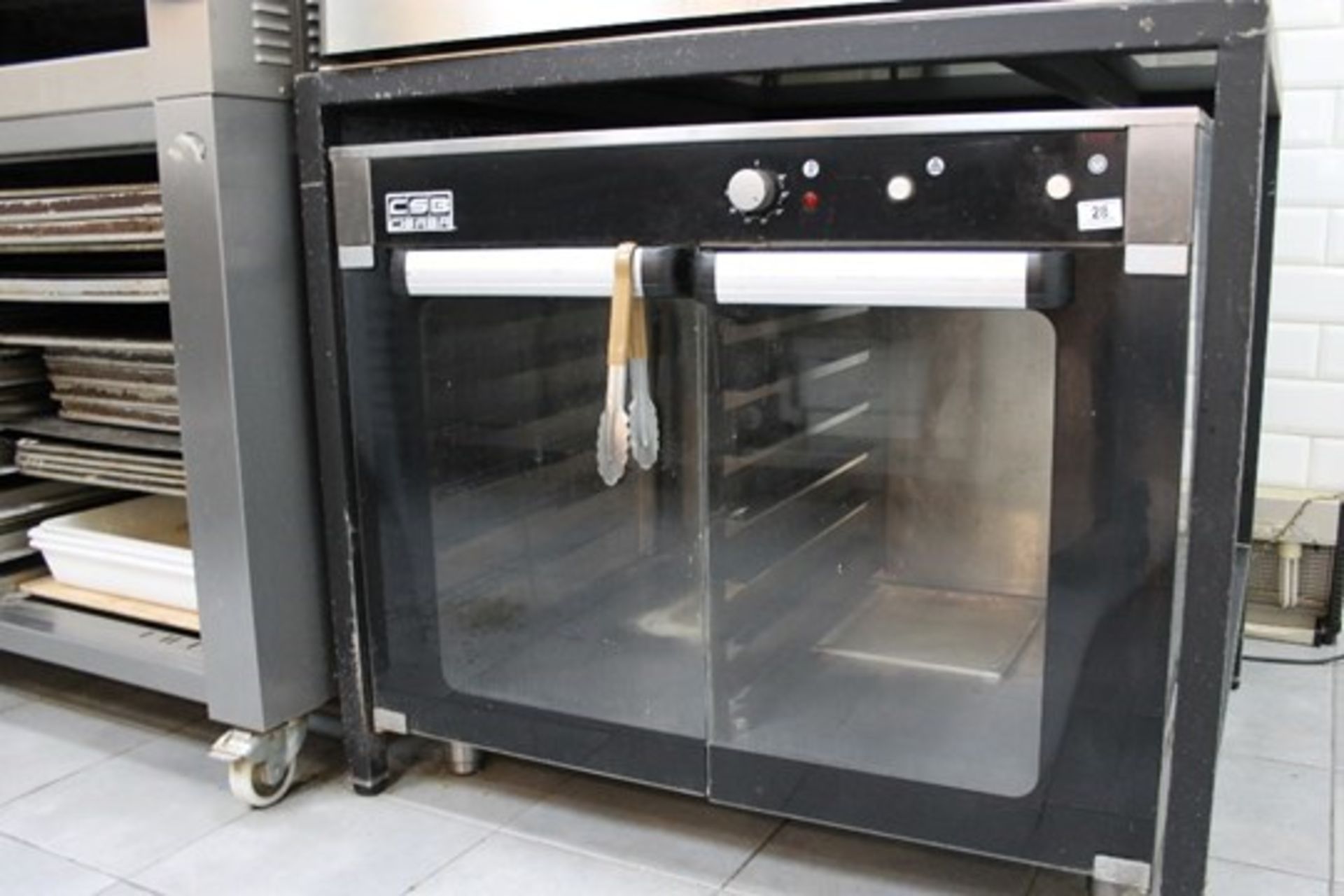 CSB CISABA Double Door 14 Tray Dough Prover – 1 Glass door broken Only used for 1 2months LAST