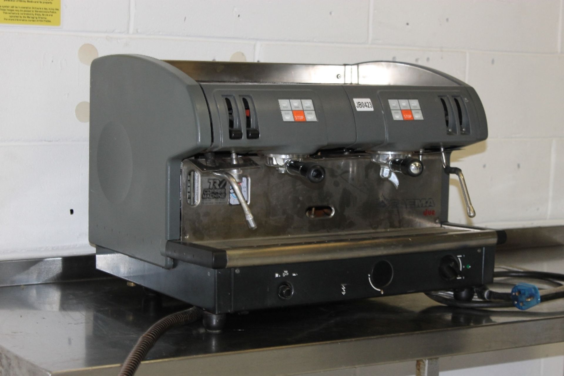 FAEMA 2 Group Espresso / Cappuccino Coffee Machine -1ph – NO VAT - Image 2 of 3