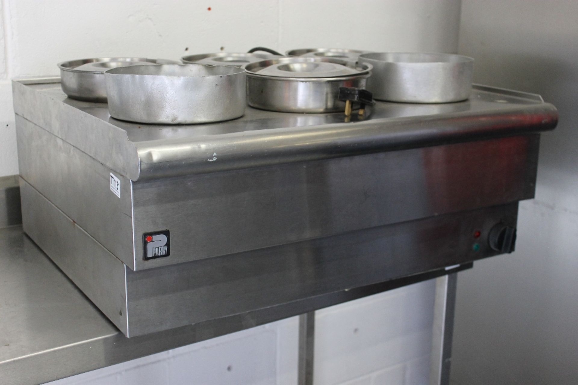 Parry Stainless Steel Six Pot Wet Well Bain Marie -1ph – Tested Working