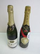 2 bottles of vintage 1981 Ackerman Brut Saumur D'Origine & Brut de Listel. Estimate £20-30.