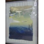 Pair of Trevor Jones signed abstract limited edition prints. Estimate £50-70