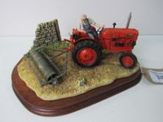 Border Fine Arts ""Turning with Care"" Nuffield Tractor limited edition 1277 of 1750 Model B0094