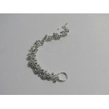 Silver 'Barb Wire' bracelet, marked Tiffany 925. Estimate £10-30.