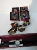 Qty of various watches (9 in total). Estimate £10-20.