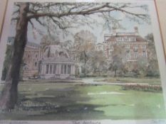 Framed & glazed limited edition print 'The Forbury' & 2 other framed & glazed prints