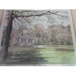 Framed & glazed limited edition print 'The Forbury' & 2 other framed & glazed prints