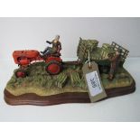 Border Fine Arts ""Cut and Crated"" Allis Chalmers Tractor limited edition 723 of 2001 Model B0649