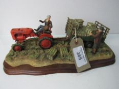 Border Fine Arts ""Cut and Crated"" Allis Chalmers Tractor limited edition 723 of 2001 Model B0649