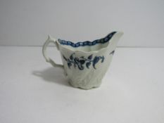 18thC Royal Worcester cream and blue jug