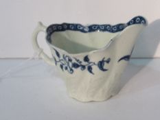 18thC Royal Worcester cream and blue jug