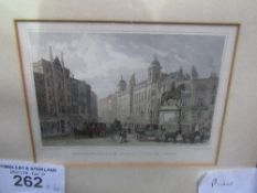 6 framed & glazed prints & 2 framed & glazed watercolours of coastal scenes, signed. Estimate £10-