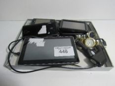 3 Sat Navs, 3 mobile phones & 2 watches