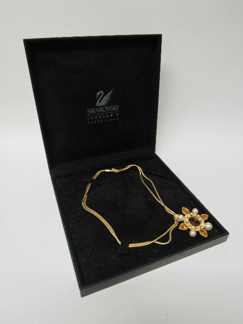 Swarovski 'Jewellers' collection choker necklace pendant.