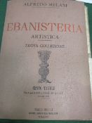 Of Designer's interest, rare copy of 1895 'Ebanisteria Artistica' by Alfredo Melani, printed by