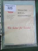 19 original London Theatre programmes of the Edwardian era, including some early 19th century