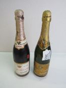 2 bottles of vintage 1980's Vin Mousseux, Jean de Falandrey. Estimate £20-30.