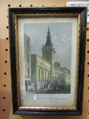 Set of 4 small Baxter prints on London scenes, framed & glazed. Estimate £10-20.