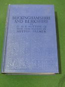 Buckinghamshire & Berkshire by G E Milton, 1929 with 32 colour plates. Estimate £15-20.
