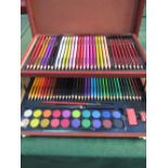 Boxed colouring & sketch studio.  Estimate £8-12.