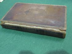 Antiquarian: The History of New York by Diedrich Knickerbocker. First Edition 1821. Leather bound.