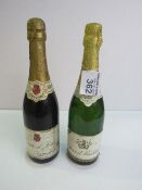 2 bottles of vintage 1980's Vin Mousseux, Comte d'Arch & Jean d'Harblay. Estimate £20-30.