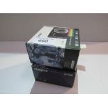 Polaroid digital camera in box, gwo & a similar Canon digital in box. Estimate £10-20.