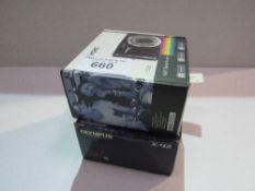 Polaroid digital camera in box, gwo & a similar Canon digital in box. Estimate £10-20.