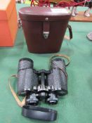 Mint condition Carl Zeiss Jena Dekarem 10x50 multi coated binoculars with case & papers. Estimate £