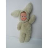 1950's Bunny doll. Estimate £10-20.