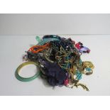 Bag of costume jewellery