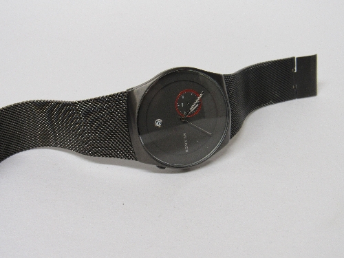 Skagen chronograph watch - SKW6186, going. Estimate £30-50. - Image 2 of 2