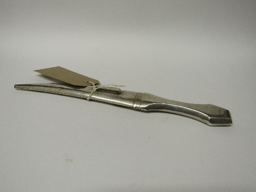 WWII era Middle Eastern marsh Arab knife, silver & niello. Estimate £75-85. - Image 2 of 3