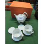 Newchi modernist design porcelain tea set