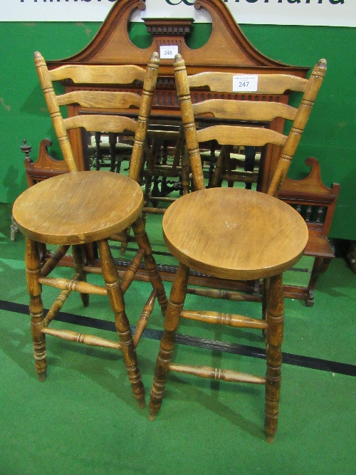 2 high chairs. Estimate £5-10.